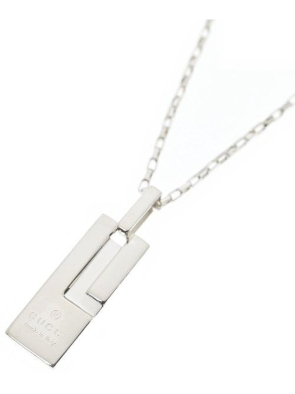 Gucci G Plate Necklace New